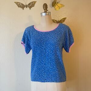 Vintage 1985 Miss O by Oscar de la Renta Silk Top